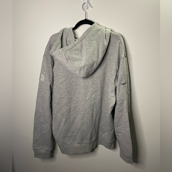 NWT Alo Yoga Men’s Gray Everday Full Zip Hoodie Hooded Sweatshirt - Picture 10 of 10